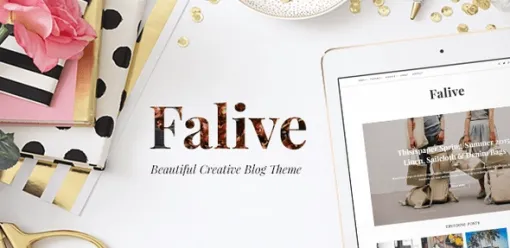 Falive Beautiful Creative Fashion Blog Theme 1.1.2 GPL Theme