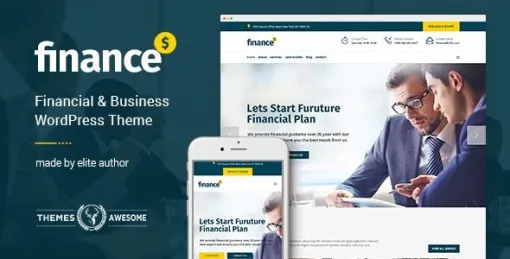 Finance Business Accounting WordPress Theme 1.5.8 GPL Theme