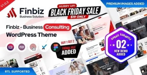 Finbiz Consulting Business WordPress Theme 1.7.0 GPL Theme