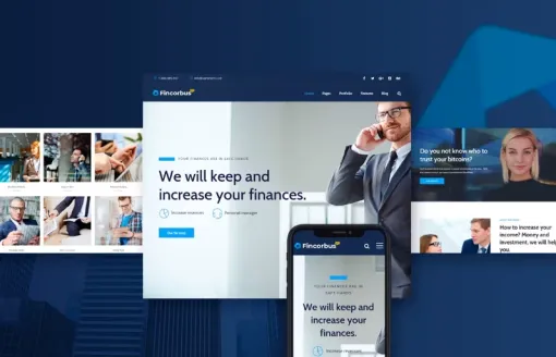 Fincorbus Finance Corporate WordPress Theme 1.2 GPL Theme