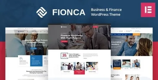 Fionca Business Finance WordPress Theme 2.1 GPL Theme