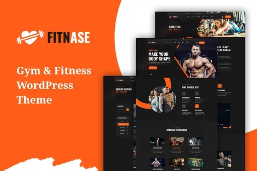 Fitnase Gym And Fitness WordPress Theme 1.0.5 GPL Theme
