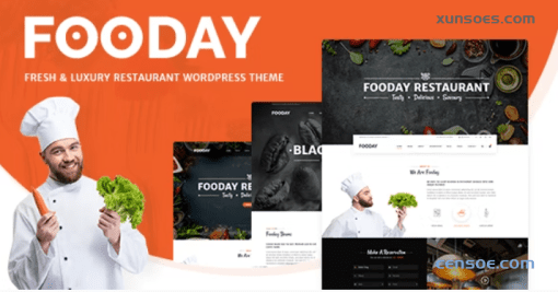 Fooday Fresh Luxury Restaurant WordPress Theme 1.4.3 GPL Theme