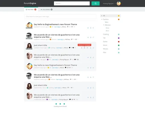 ForumEngine Forum Software, WordPress Forum Theme 1.6.14 GPL Theme