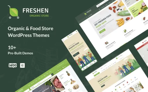 Freshen Organic Food Store WordPress Theme 1.0.2 GPL Theme
