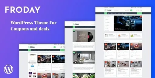 Froday – Coupons and Deals WordPress Theme 2.6.0 GPL Theme