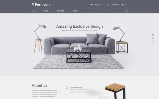 Furnicom Furniture Store WordPress Theme 2.0.17 GPL Theme