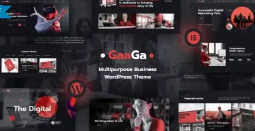 Gaaga Creative Agency Theme 1.0.9 GPL Theme