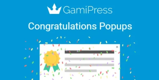 GamiPress Congratulations Popups 1.1.1 GPL Plugins