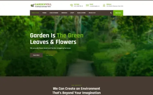 Gardenvill | Gardening and Plantation WordPress Theme 1.0.1 GPL Theme
