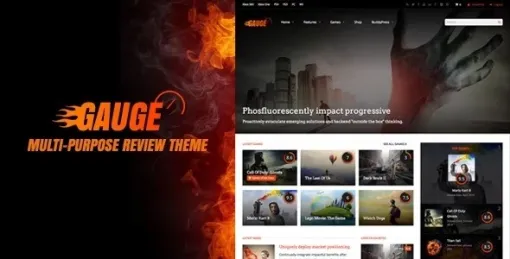 Gauge: Multi-Purpose Review Theme 6.50 GPL Theme