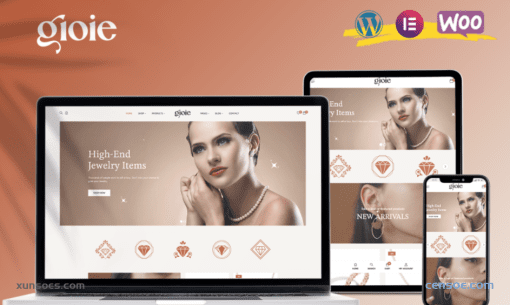 Gioie Jewelry Store WooCommerce Theme 1.0.1 GPL Theme