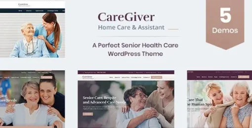 Giver Senior Care WordPress Theme 1.7 GPL Theme