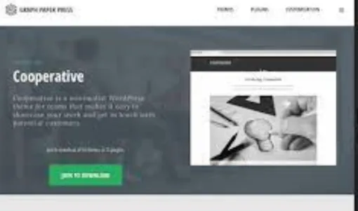 Graph Paper Press Cooperative WordPress Theme 1.0.5 GPL Theme