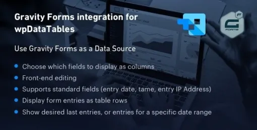 Gravity Forms integration for wpDataTables 1.7.5 GPL Plugins