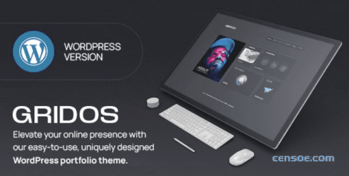 Gridos Creative Personal Portfolio WordPress Theme 1.0.0 GPL Theme