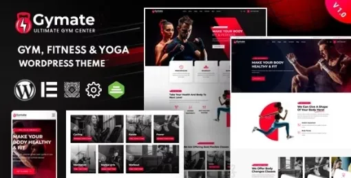 Gymat Fitness and Gym WordPress Theme 1.7.0 GPL Theme