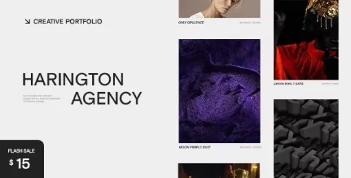 Harington Creative Portfolio Theme 2.1 GPL Theme