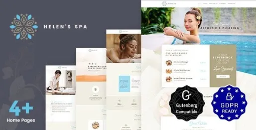 Helen Beauty Spa, Health Wellness Theme 1.7 GPL Theme