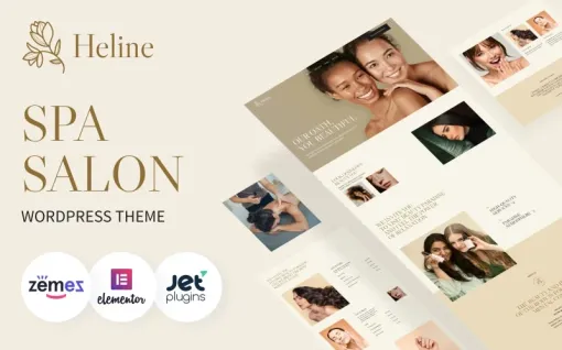 Heline Beauty Center and Spa WordPress Theme 1.0.1 GPL Theme