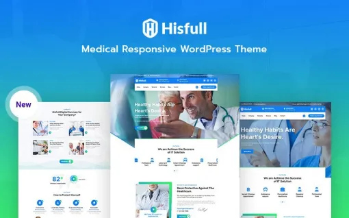Hisfull Medical Responsive WordPress Theme 1.0.1 GPL Theme