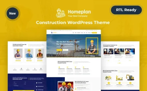 Home plan – Construction WordPress Responsive Theme WordPress Theme 1.0.0 GPL Theme
