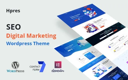 Hpres SEO Digital Marketing WordPress Theme 1.0.0 GPL Theme