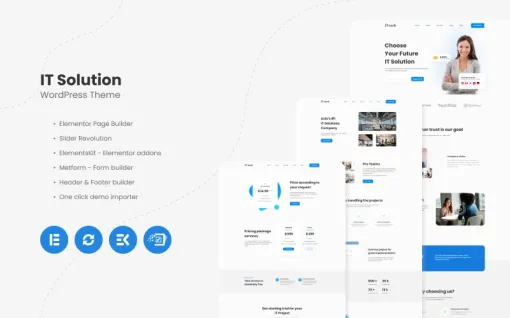 IT-tech IT Solution WordPress Theme 1.0.2 GPL Theme