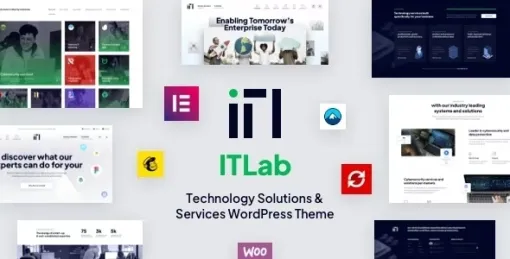 ITLab – Technology Solutions Services WordPress Theme 1.0.1 GPL Theme