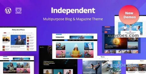 Independent Multipurpose Blog Magazine Theme 1.2.3 GPL Theme