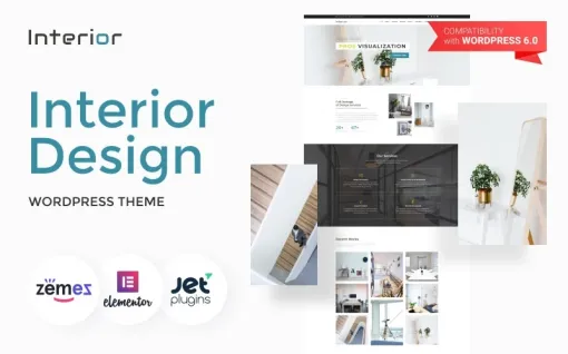 Interior Interior Design Company Responsive WordPress Theme 1.0.1 GPL Theme