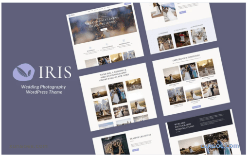 Iris Wedding Photography WordPress Theme 1.1.0 GPL Theme