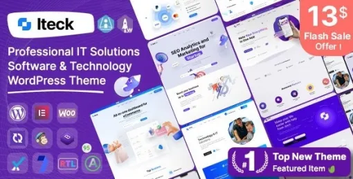 Iteck Software Technology WordPress Theme 1.0.8 GPL Theme