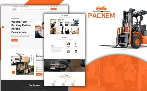 Jumboo-Packem Moving Company Shipping WordPress Theme 1.0.0 GPL Theme