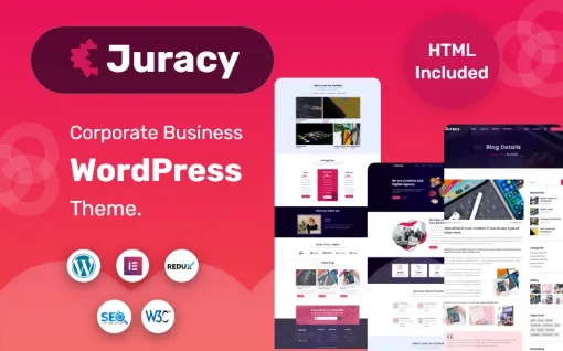 Juracy Corporate Business WordPress Theme 1.0.0 GPL Theme
