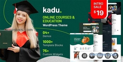 Kadu Education WordPress Theme 1.2 GPL Theme