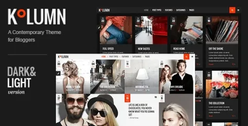 Kolumn Blog Theme 1.6 GPL Theme