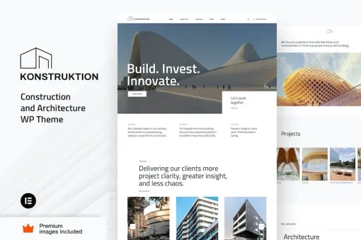 Konstruktion Construction and Architecture 3.2 GPL Theme