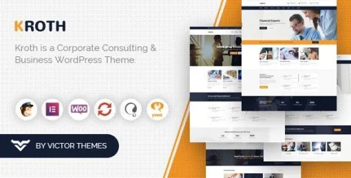Kroth Business/Consulting WordPress Theme 1.9.7 GPL Theme
