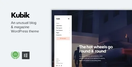 Kubik An unusual digital blog magazine 1.3 GPL Theme