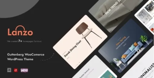 Lanzo Gutenberg WooCommerce WordPress Theme 2.5.5 GPL Theme