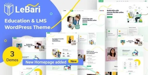 LeBari – Education WordPress Theme 2.6 GPL Theme