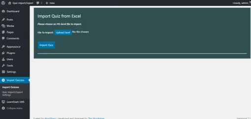 LearnDash Quiz Import/Export 3.2 GPL Plugins