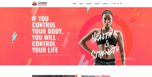 Liform Crossfit Sport WordPress Elementor Theme 1.0.0 GPL Theme