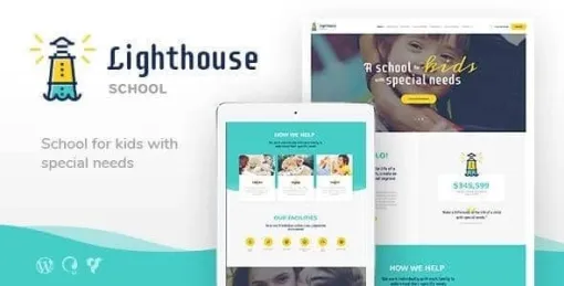 Lighthouse | School for Handicapped Kids with Special Needs WordPress Theme 1.2.1 GPL Theme
