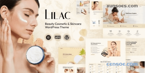 Lilac Beauty Cosmetics Shop WordPress Theme 1.1.0 GPL Theme