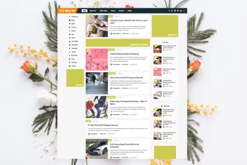 List Mag WP Personal News / Magazine Theme 3.8 GPL Theme