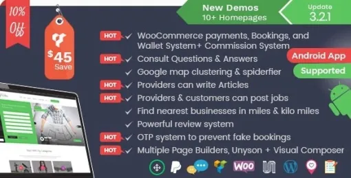 Listingo Business Listing and Directory WordPress Theme 3.2.5 GPL Theme