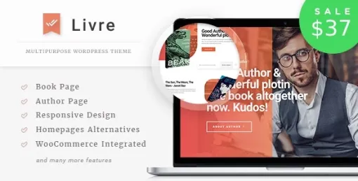 Livre WooCommerce Theme For Book Store 2.0.1 GPL Theme