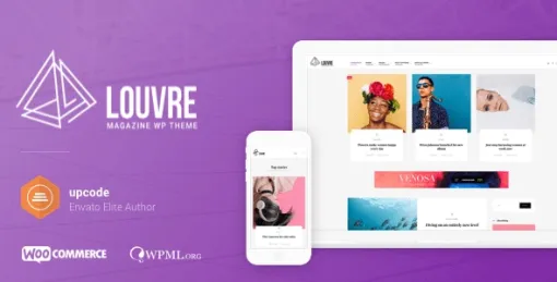 Louvre Minimal Magazine and Blog WordPress Theme 1.0.8 GPL Theme